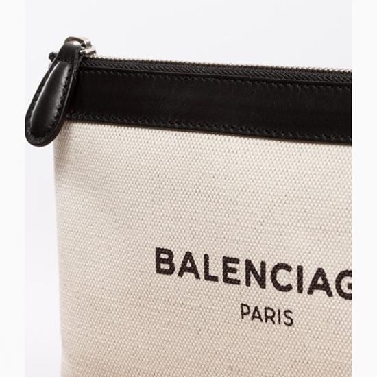 17AW☆国内発送【BALENCIAGA】バレンシアガ クラッチバッグ コピー キャンバス クラッチ S/ Black 7062706