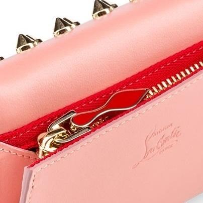 新作限定ピンク クリスチャンルブタン コピー Christian Louboutin★マカロン 折りたたみ財布 7042607