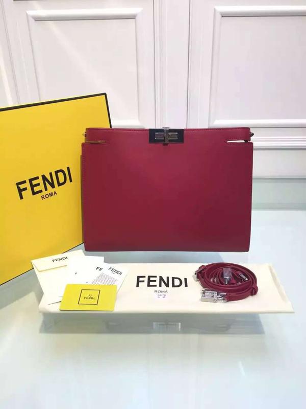 2016新作 FENDI フェンディコピー PEEKABOO クラッチ 8BP1025AWF065B