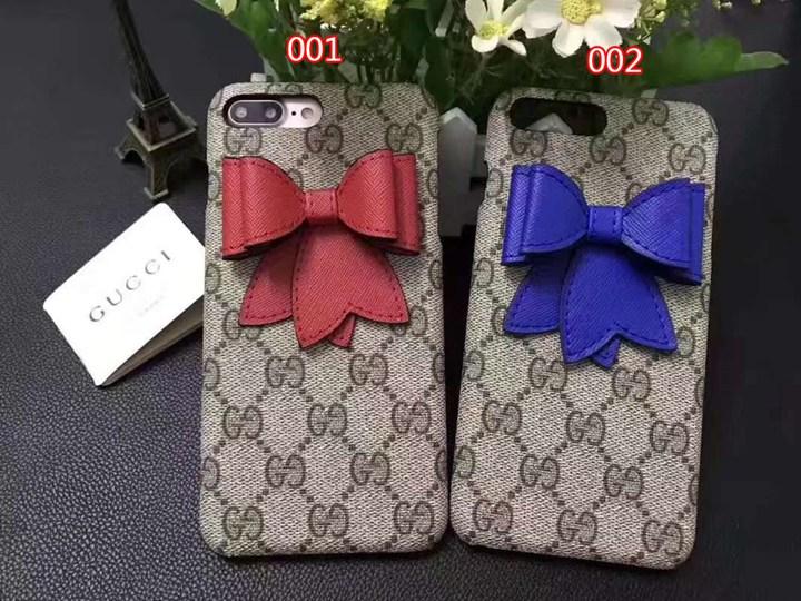 グッチ iPhone8カバー 蝶結び Gucci アイホーンケース カワイイ IPHONE6SPLUS ハードカバー ジャケット 7101218 