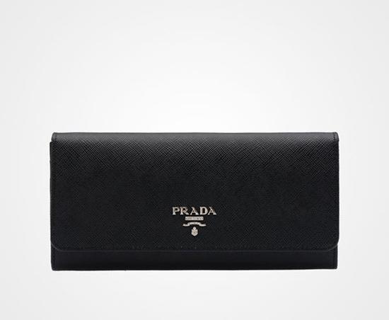 新作 プラダ コピー SAFFIANO バイカラーカードホルダー付長財布 1MH132