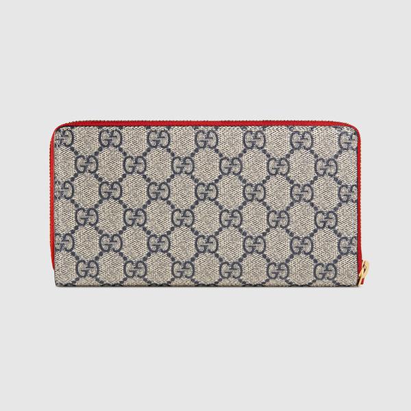 最新作★GUCCI グッチ スーパーコピー★Grosgrain スプリーム ラウンドジップウォレット 435293 K2LOG 4069 ラウンドジップ長財布 