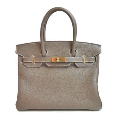 HERMES エルメス スーパーコピー バーキン30 エトープ ゴールド金具 新品7011035