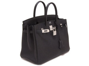 HERMES バーキン25 トゴ シルバー金具 早めにどうぞ7011036