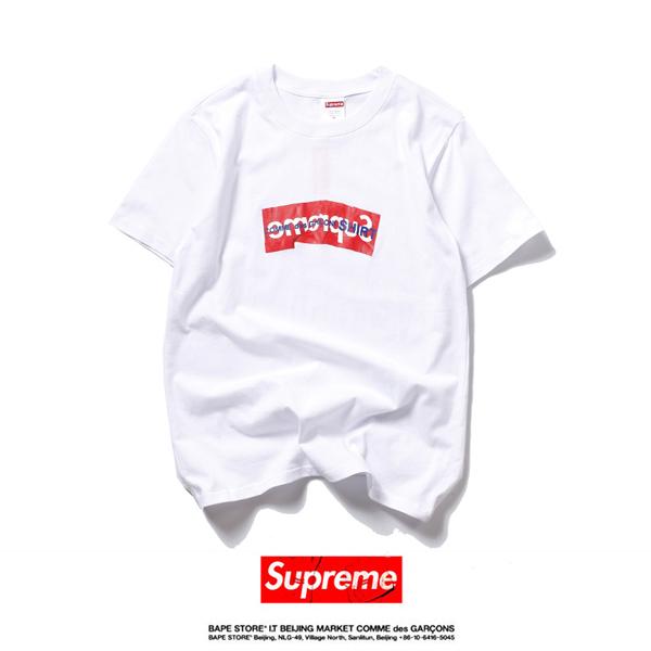 17-18AW新作 Supreme シュプリーム スーパーコピー コムデギャルソン ボックスロゴ Tシャツ 7090404 
