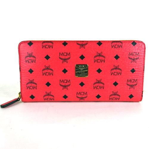 MCM コピー エムシーエム MYL 5SVC11 RE001 ラウンドファスナー 財布 