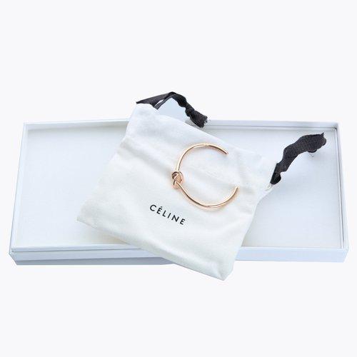 2017春夏最新【CELINE】セリーヌスーパーコピー ノットエクストラシンブレスレット ゴールド 46D466BRA 35OR