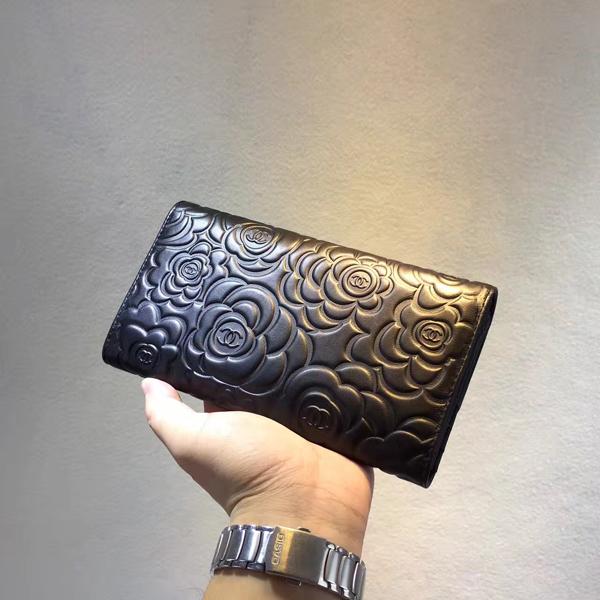《新作限定 カメリアがめちゃ可愛》秋冬新作　CHANEL カメリア長財布 Zip Wallet 7041102
