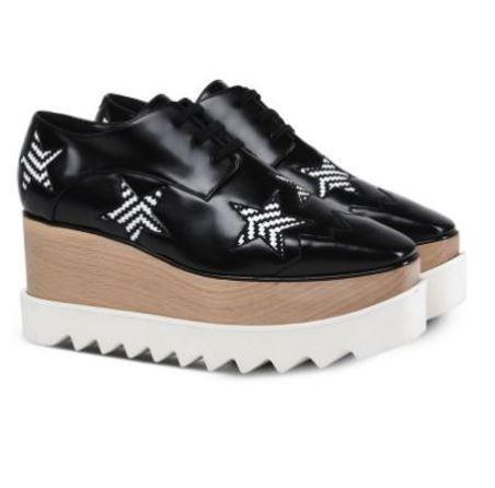 2017春夏新作 StellaMcCartney ステラマッカートニー スーパーコピー スターアップリケElyseシューズ 70620003