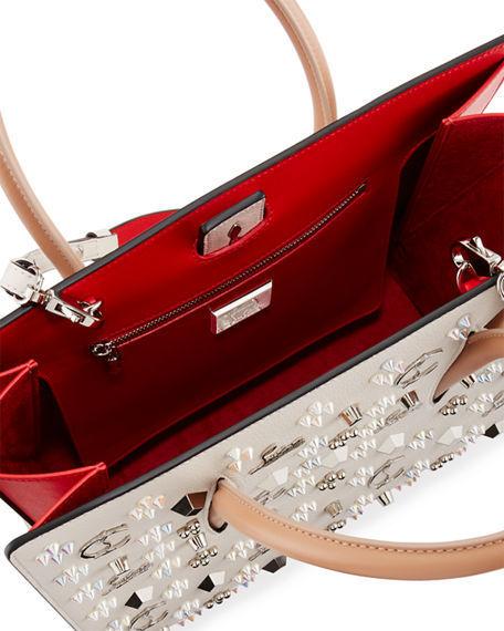 クリスチャンルブタン Paloma Medium Mixed-Stud Tote バッグ 7101116