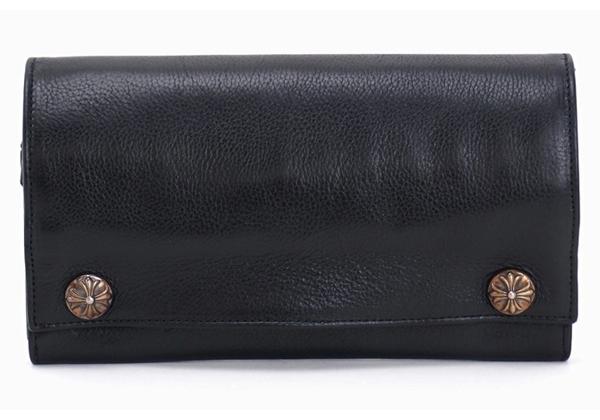 クロムハーツ財布 コピー 定番レザーロングウオレット Chromehearts611010