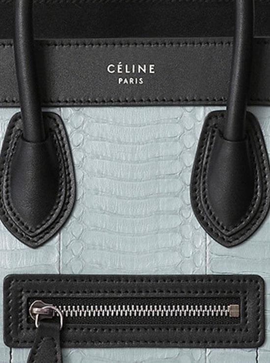 CELINEセリーヌ スーパーコピー ◆NANO LUGGAGE◆ウォータースネイクショルダーバッグ 7061016