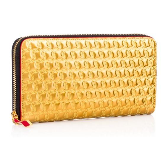 新作 ルブタン 財布 コピー Panettone Zipped 長財布 ☆ゴールデン 3165034GD21