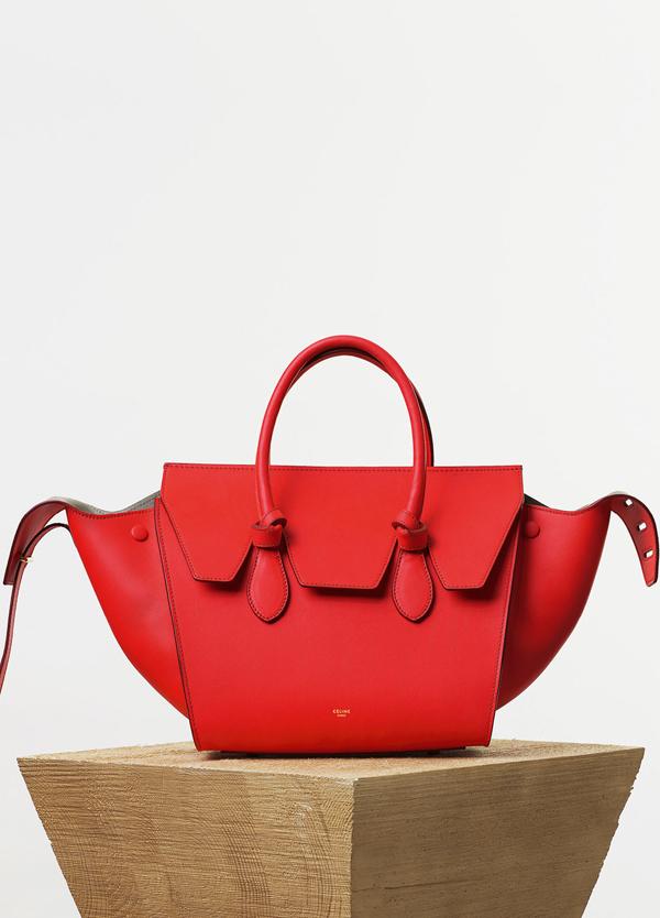 最新作15SS セリーヌスーパーコピー セレブ愛用 可愛Mini Tie Bag Alizarine☆ 175883SKA.27AZ
