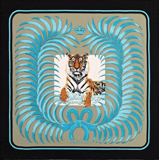【最新モデル入荷】HERMESエルメススーパーコピー カレ ジェアン 140x140関送込《Tigre Royal》王者の虎 7063005