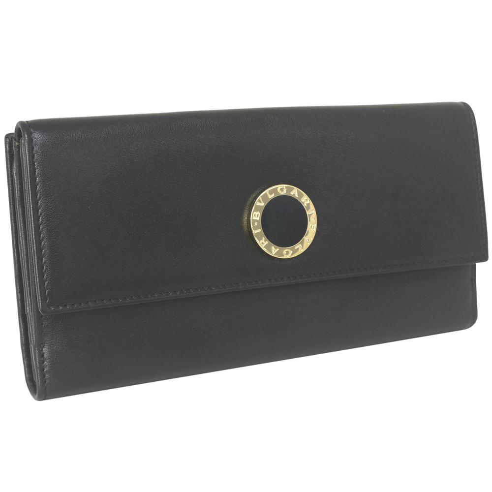 BVLGARIブルガリスーパーコピー N級品 Ｗホック長財布 31869 BB COLORE コローレ BLACK