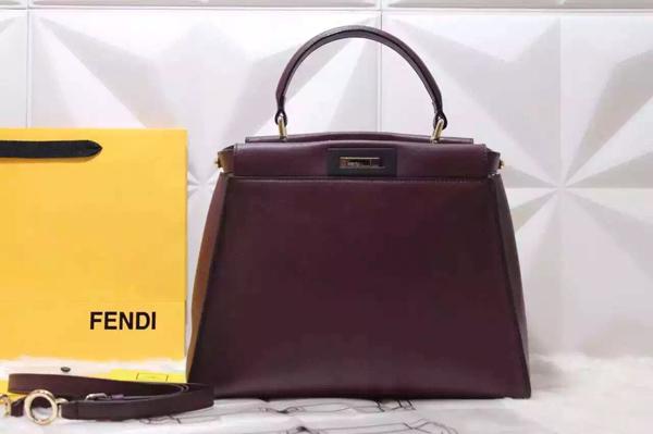 フェンディコピー★新作PEEKABOO レザーハンドバッグ 8BN2103ZNF0KUR