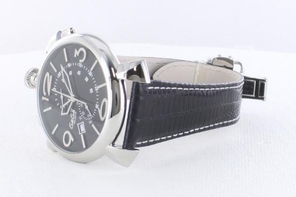 ガガミラノスーパーコピー シンクロノ46MM THIN CHRONO ステンレス 時計 5097.01BK