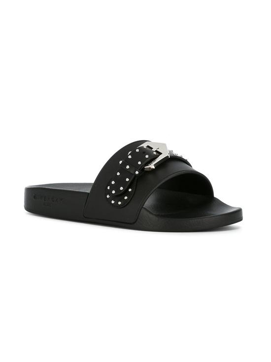 GIVENCHY スタッズ装飾 サンダル☆ブラック 7072414