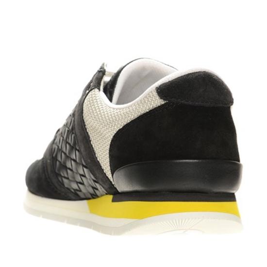 【BOTTEGA VENETA】レザースニーカーウィーブ ブラック 7082804
