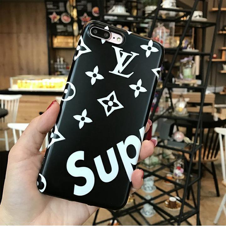 LOUIS VUITTON supreme アイフォン ケース 花柄 iphone6s plusケース モノグラム風 シュプリーム ルイヴィトン IPHONE8カバー オシャレ ブランド 7101206 