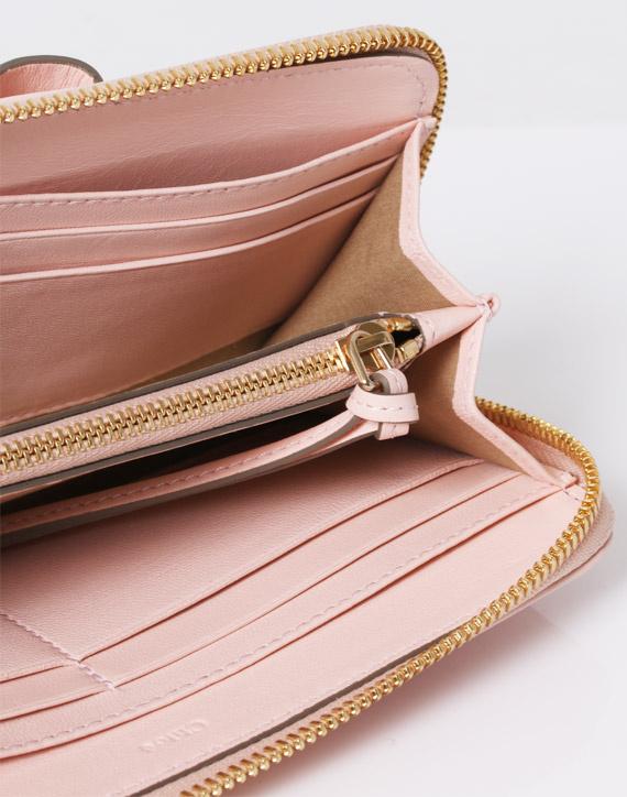 Chloe クロエスーパーコピー Leather Bowラウンドジップ長財布☆7032120