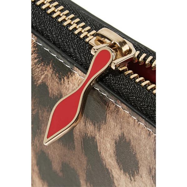 最新作 ルブタン 財布 コピー PANETTONE LEOPARD WALLET 長財布 7042707
