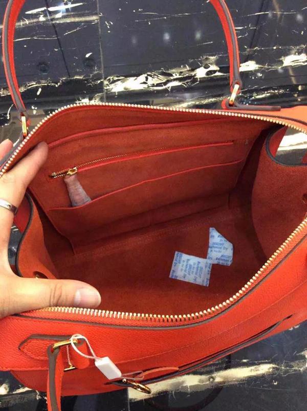 15年春夏新作 顧客特価セール！一点のみ CELINE セリーヌ リングバッグ　オレンジ 176203 3XXA 38NO