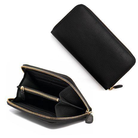 ☆BVLGARIコピー☆ MONETE ラウンドZIP長財布 BLACK/MOSS GREEN♪ 7031406