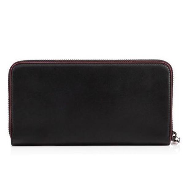 ★ルブタン 財布 コピー★ジップアラウンド ブラックレザー長財布 7011611