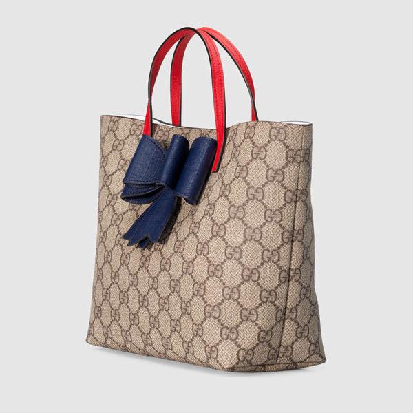 新作 GUCCI グッチ コピー キッズリボンバッグトートバッグ大人にGGスプリーム7051022