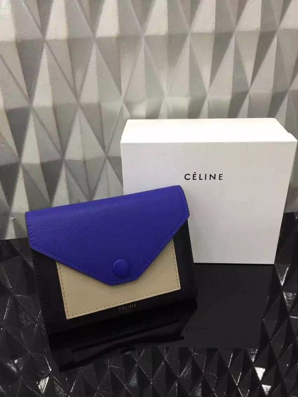 2015/16秋冬新作CELINE セリーヌスーパーコピー 超可愛ポケット付折り小財布