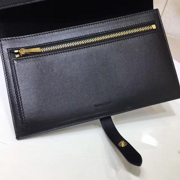 ★17SS 大変素敵★【CELINE セリーヌコピー財布】ストラップ 長財布 (Navy & Black)108633AS9.08NB
