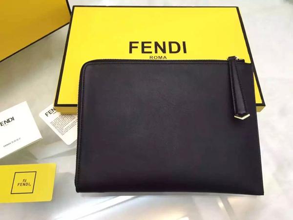 2015新作 FENDI フェンディコピー キュートなモンスター クラッチバッグ ブラック
