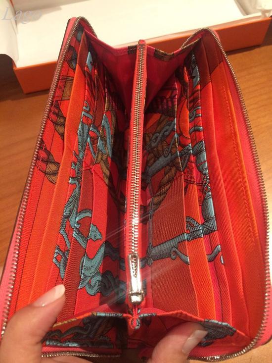 【人気】HERMES♪財布 シルクイン♪人気ピンク♪アザレア♪ エルメス コピー 6051310
