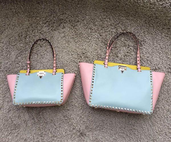 ☆Valentino ヴァレンティノスーパーコピー ヴァレンティノ☆ ROCKSTUD２WAYトート M/WATERCOLOR IW9B1399