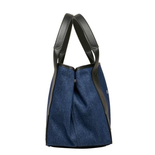 SS16新色 バレンシアガ トートバッグ コピー BALENCIAGA NAVY CABAS デニムトート S☆スモール