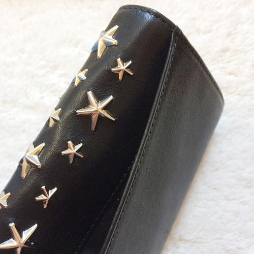 【国内即発】 Jimmy Choo スタースタッズ 財布 MARLIE CST 黒 7040510