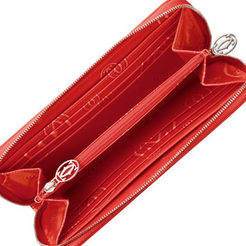 CARTIER ハッピーバスデイ ラウンドファスナー長財布 L3001253