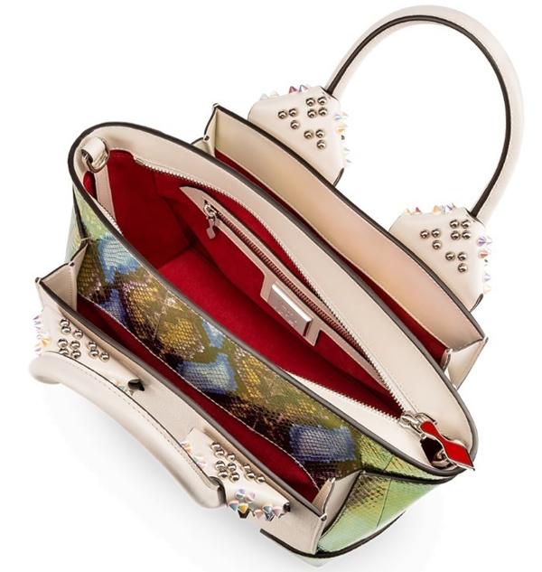 新作 虹色がエレガント ルブタン Eloise Small Two Handle Bag 3175059M863