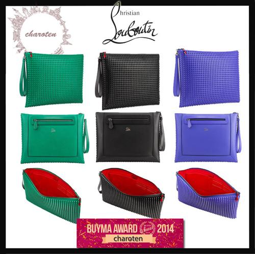 ルブタンChristian Louboutin 長財布も入る≪peter pouch≫クラッチポーチ 16102211