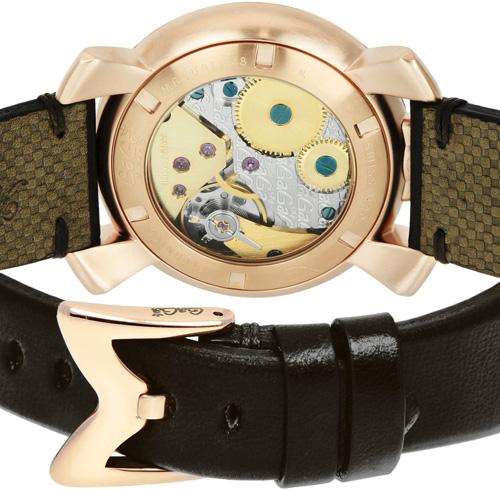 ガガミラノ スーパーコピーGaGa MILANO 時計 マヌアーレ 48mm ブラック メンズ 5011ART01S-BRW