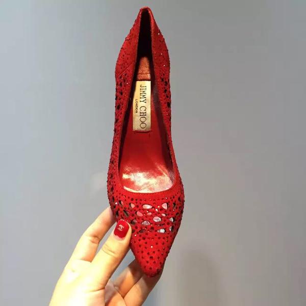 16AW ジミーチュウ スーパーコピー Jimmy Choo★ROMY 60 Red ROMY60TEK