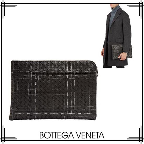 【17AW】BOTTEGA VENETA スーパーコピー/Intrecciatoステッチレザーホルダー 