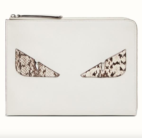フェンディクラッチスーパーコピー FENDI☆iPadも入るCRAYONS モンスタークラッチバッグ 8M03705RRF02T1