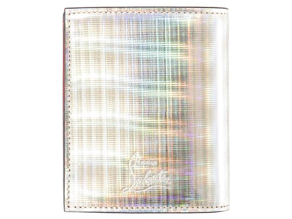 CHRISTIAN LOUBOUTIN 16SS カードケース折りたたみ財布 PAROS SPIKES/PLATINE 6050504