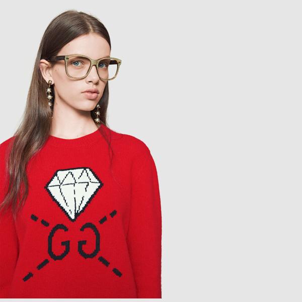 GUCCI グッチスーパーコピー GucciGhost knit top グッチゴースト ニットG3769789