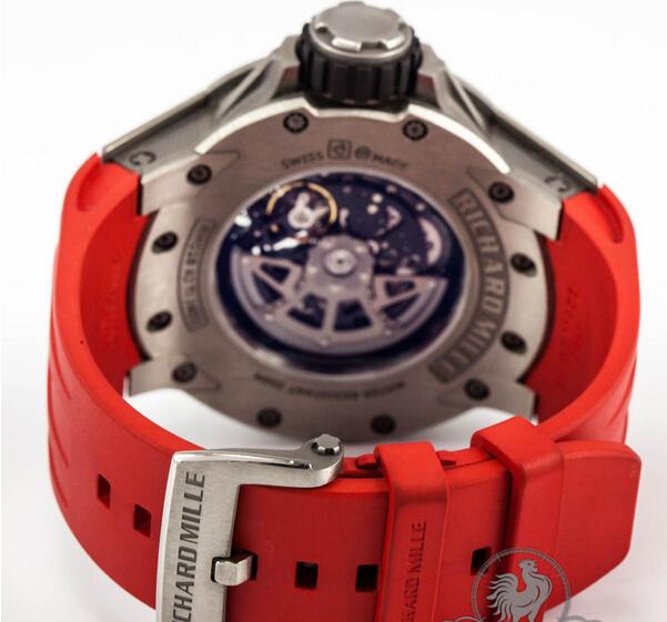リシャール ミル RM028 オートマティック ダイバーズ TI スケルトン 自動巻 ラバー