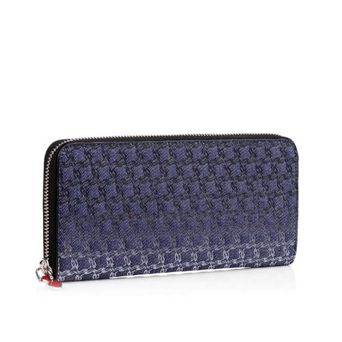 ルブタン 財布 コピー【Christian Louboutin】★パネトーネ 長財布 デニム★おしゃれ♪7042701
