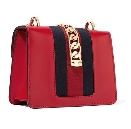 2017最新作GUCCI グッチ スーパーコピー☆Sylvie 2way レザーバック レッド 470270 D4ZAG 8457